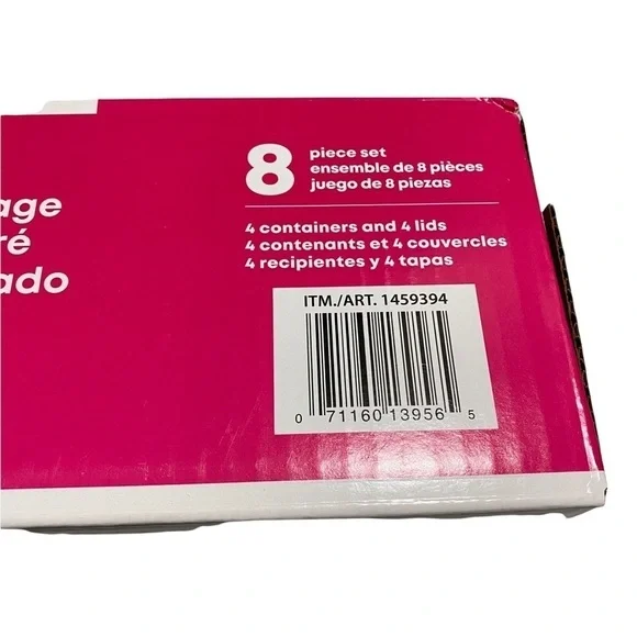 Pyrex Disney Minnie Decorated Glass Food Storage 4 Bowls plus Lids - Picture 4 of 7